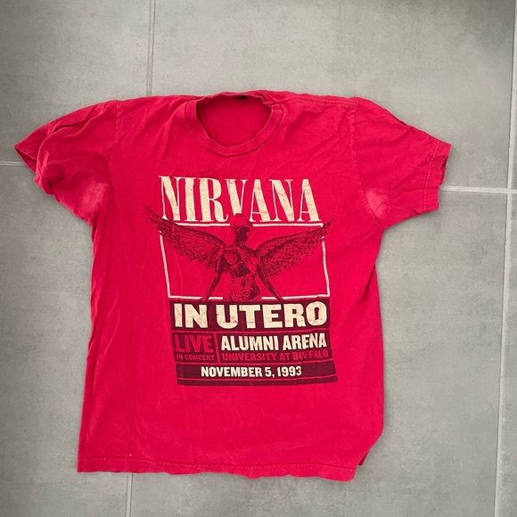 VINTAGE RARE NIRVANA T SHIRT - Picture 1 of 5